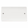 Click Scolmore Mode 2 Gang Blanking Plate Polar White - CMA061
