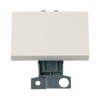 Click Scolmore MiniGrid 10A 2 Way Large Button Switch Module White - MD009PW
