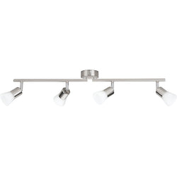 Philips Decagon 4.3W 4x LED Wall/Ceiling Spotlight Bar Nickel - Warm White - 915005220601