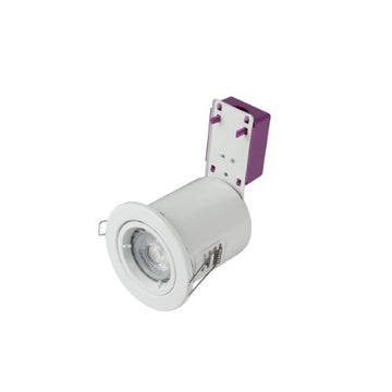 Robus Starling 50W Mains Voltage Die Cast Fire Rated Downlight, Ip20, 91MM, White - RSF201-01