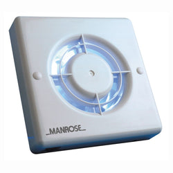 Manrose XF100T 100mm Bathroom Extractor Fan with Timer - Return Unit