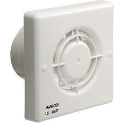 Manrose Safety Extra Low Voltage (SELV) Fan with Transformer & Timer - SELVLW100T