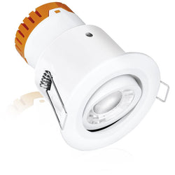 Aurora Enlite 4.5W Satin Nickel Adjustable Dimmable Integrated Downlight Cool White - EN-DE52SN/40