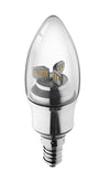 Kosnic 5.5W LED E14/SES Candle Warm White - KTC5.5CND/E14-SLV-N30