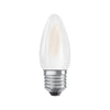 Osram 2.5W Parathom Frosted LED Candle Bulb ES/E27 Very Warm White - 107601