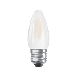 Osram 2.5W Parathom Frosted LED Candle Bulb ES/E27 Very Warm White - 107601