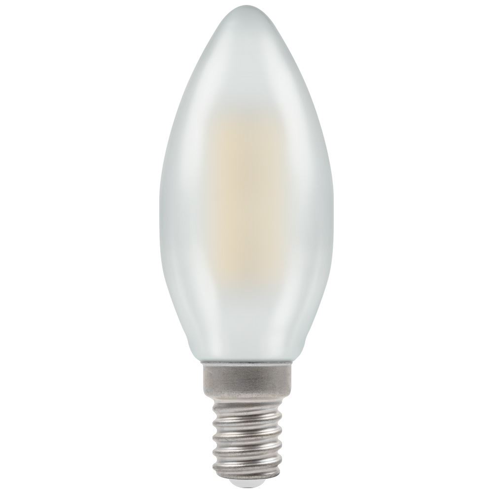 LED Candle SES E14 Filament Pearl 4W Warm