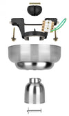 Fantasia Ceiling Fan Conversion Kit - Polished Chrome - 330035