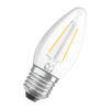 Osram 2.5W Parathom Clear LED Candle Bulb ES/E27 Very Warm White - 107625