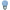 Kosnic 1W LED ES/E27 Golf Ball Blue - KLED01GLF/E27-BLUE, Image 1 of 1