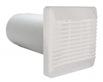Vent-Axia Wall Kit White for 100mm Fans - 254102