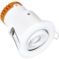 Aurora Enlite 8W White Adjustable Dimmable Integrated Downlight IP20 Warm White - EN-DE82W/30