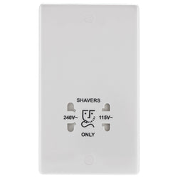BG Nexus White Slim Shaver/Razor Socket - 820