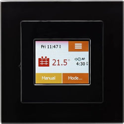 Heat Mat Wi-Fi Colour Touchscreen Black Gloss/Black Glass - WIF-BLK-BLCK