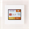 Heat Mat Wi-Fi Colour Touchscreen White/White Glass - WIF-WHT-WHTE