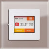 Heat Mat Wi-Fi Colour Touchscreen White/Umber Glass - WIF-WHT-UMBR