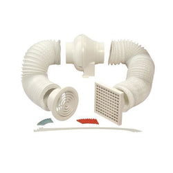 Manrose 100mm (4") In-Line Centrifugal Extractor Fan Kit With Timer - SCF200TN