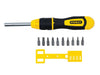 Stanley Tools Multibit Ratchet Screwdriver & 10 Bits - STA068010